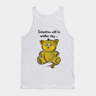 Teddy has a Sad day Tank Top